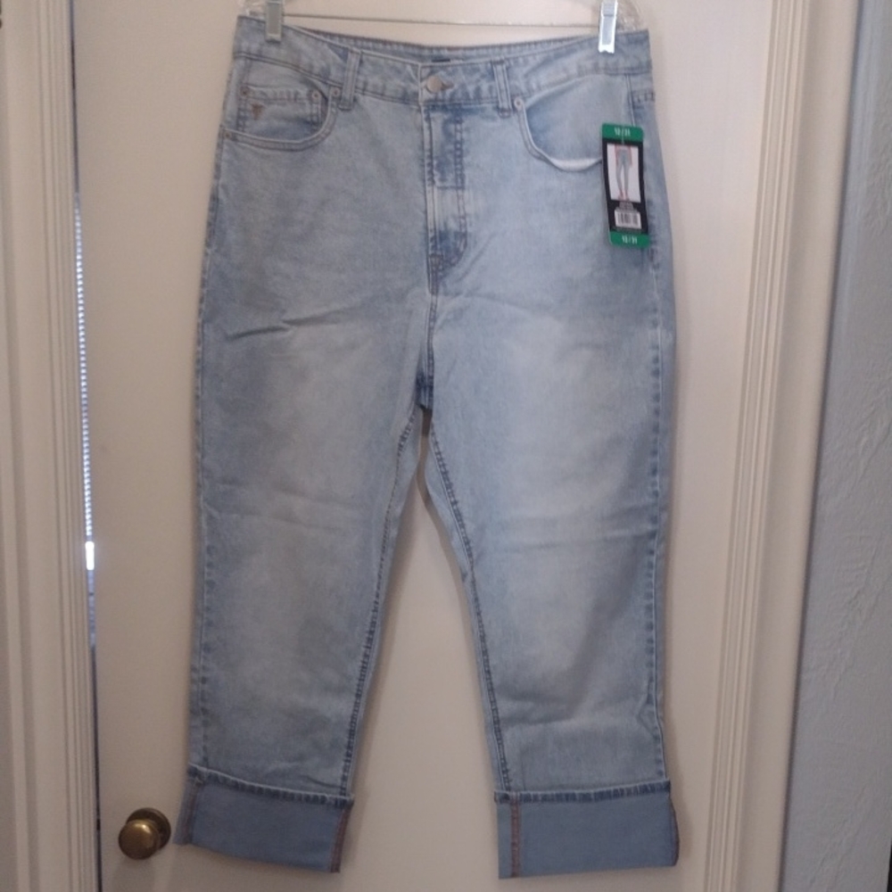 Frye Light Blue Cropped Denim Jeans (J315)